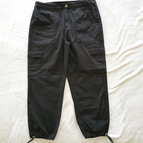 DKNY Black Cargo Joggers with Adjustable Drawstring Hem--NEW--28/8 - Picture 2 of 15